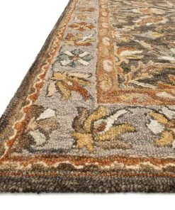 RUGS Loloi Victoria Hooked Dk Taupe / Grey Rug