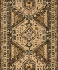 Loloi Victoria Hooked Walnut / Beige Rug RUGS