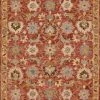 Loloi Victoria Hooked Terracotta / Gold Rug