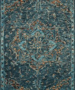 RUGS Loloi Victoria Hooked Teal / Multi Rug