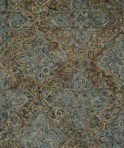 Loloi Victoria Hooked Charcoal / Multi Rug RUGS