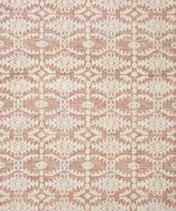 Justina Blakeney X Loloi Yeshaia Power Loomed Terracotta / Ivory Rug