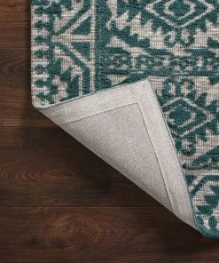 RUGS Justina Blakeney X Loloi Yeshaia Power Loomed Teal / Dove Rug