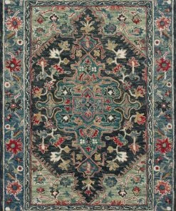 Loloi Zharah Hooked Navy / Blue Rug RUGS