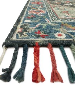 Loloi Zharah Hooked Navy / Blue Rug RUGS