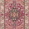 RUGS Loloi Zharah Hooked Raspberry / Taupe Rug