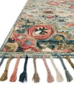RUGS Loloi Zharah Hooked Light Blue / Multi Rug