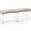 Chelsea House Hollywood Acrylic Bench LIVING ROOM