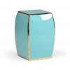 Chelsea House Aqua Garden Stool