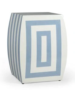 Chelsea House Blue & Cream Mantis Stool
