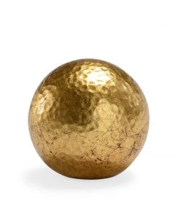Chelsea House Gold Hammered Ball DECOR