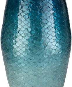 Surya Blue Ocean Side Table