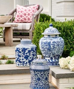 Chelsea House Floral Covered Urn DECOR