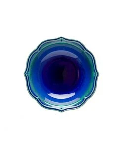 Casafina Dori 8" Atlantic Blue Glazed Stoneware Pasta Bowl (Set Of 4) TABLETOP