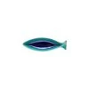 Casafina Dori 8" Atlantic Blue Small Fish Tray (Set Of 4)