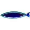 Casafina Dori 17" Atlantic Blue Long Fish Tray