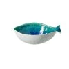 TABLETOP Casafina Dori 11.75" Atlantic Blue Fish Serving Bowl