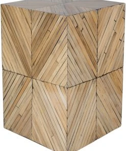 Surya Cane Garden Side Table