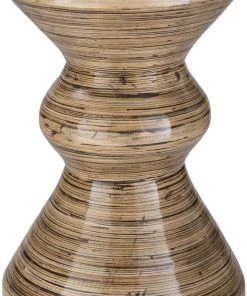 Surya Cane Garden Side Table Side & End Tables