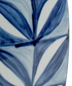 OUTDOOR Chelsea House Blue & White Sanibel Garden Seat