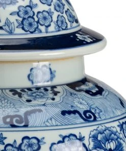 Chelsea House Floral Covered Urn DECOR