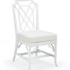 Wildwood Wild Palm Side Chair-White