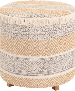 Surya Isaiah Stool Benches, Ottomans & Poufs