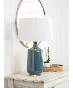Regina Andrew Glace Ceramic Table Lamp (Blue)