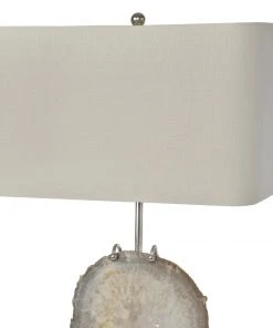 Regina Andrew Exhibit Table Lamp (Nickel And Natural Agate) Table Lamps 9 Regina Andrew Exhibit Table Lamp (Nickel And Natural Agate) Table Lamps