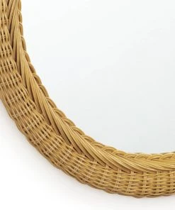 DECOR Regina Andrew Bonjour Rattan Mirror