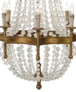 Regina Andrew Frosted Crystal Bead Chandelier 8 Regina Andrew Frosted Crystal Bead Chandelier