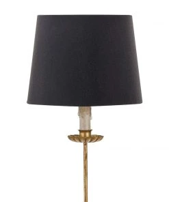 Regina Andrew Clove Stem Buffet Table Lamp With Black Shade Table Lamps