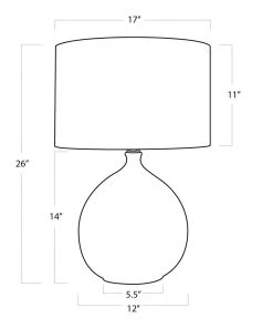 Regina Andrew Dover Ceramic Table Lamp Table Lamps