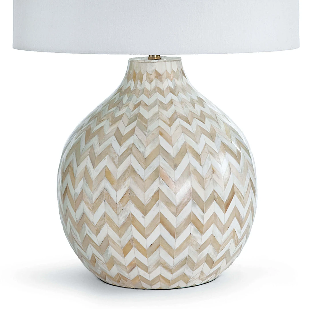 Table Lamps Regina Andrew Chevron Bone Table Lamp (Natural) 7 Table Lamps Regina Andrew Chevron Bone Table Lamp (Natural)
