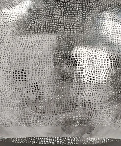 All Lighting Regina Andrew Pierced Metal Sphere Pendant (Polished Nickel)