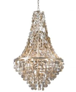 Regina Andrew Capri Abalone Shell Chandelier All Lighting