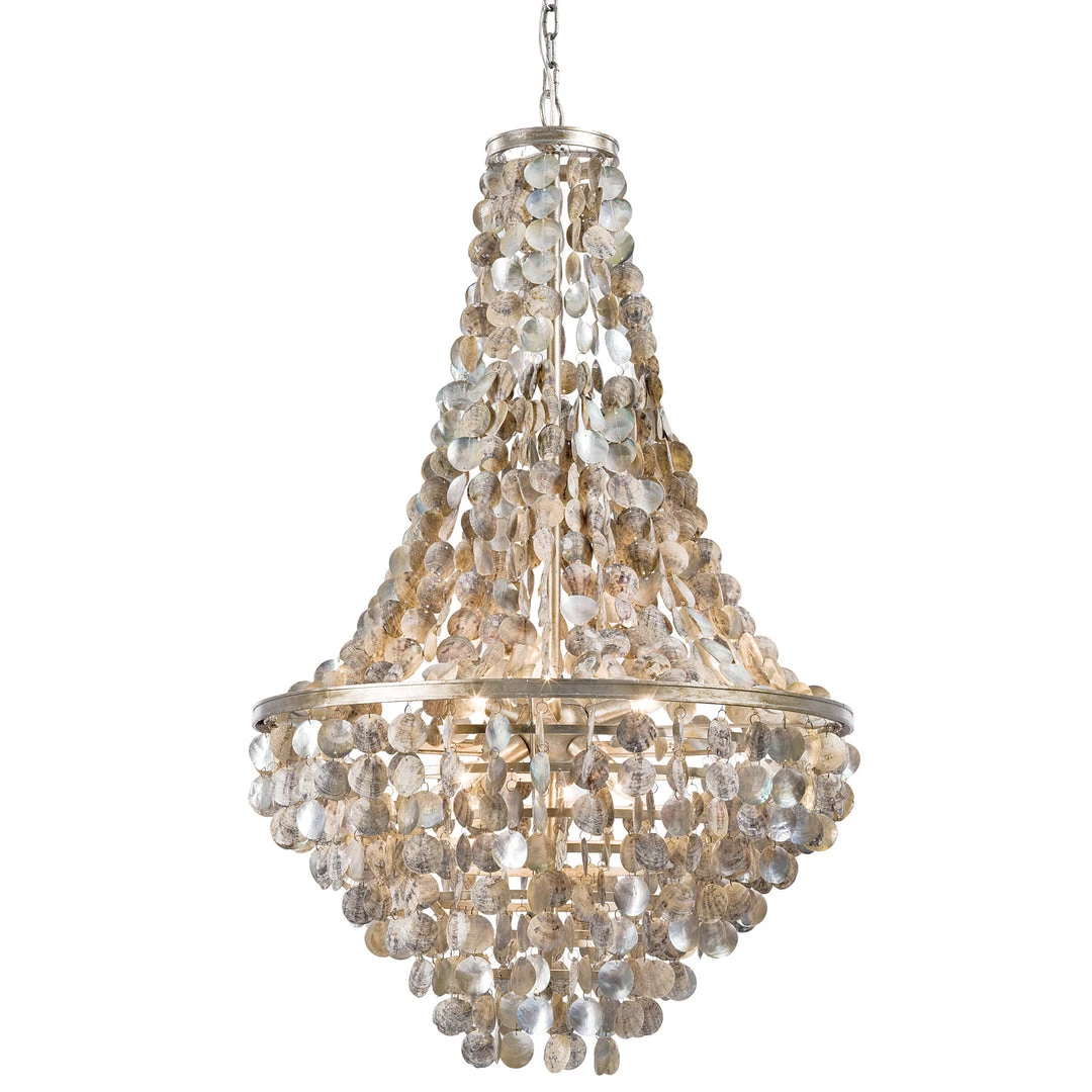 Regina Andrew Capri Abalone Shell Chandelier All Lighting 3 Regina Andrew Capri Abalone Shell Chandelier All Lighting