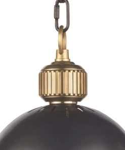 Regina Andrew Otis Pendant Small (Blackened And Natural Brass) All Lighting