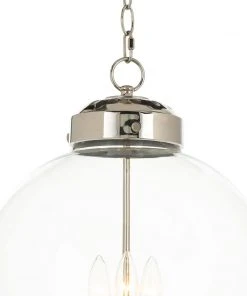 Regina Andrew Globe Pendant (Polished Nickel)