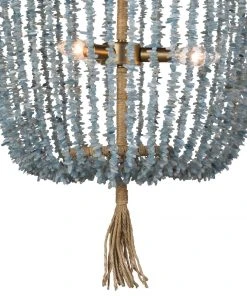 All Lighting Regina Andrew Milos Chandelier (Aqua)