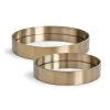DECOR Regina Andrew Tray Set (Natural Brass)