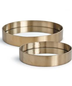 DECOR Regina Andrew Tray Set (Natural Brass)