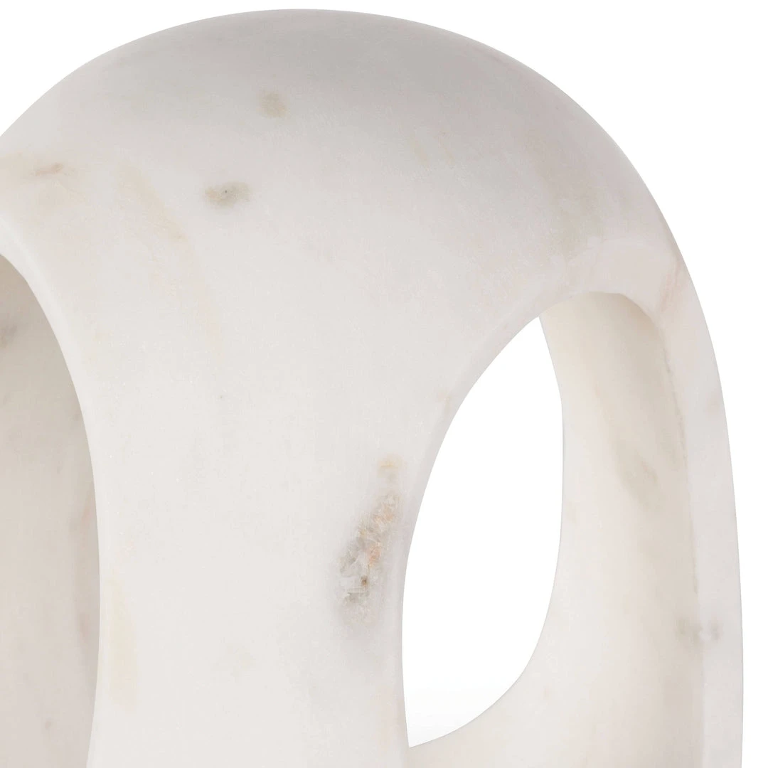 DECOR Regina Andrew Bruno Marble Sculpture Large (White) 5 DECOR Regina Andrew Bruno Marble Sculpture Large (White)