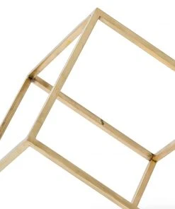 Regina Andrew Open Standing Cube (Brass)