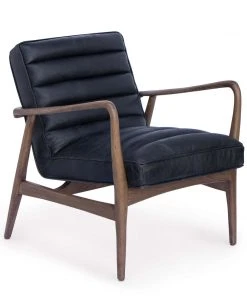 Regina Andrew Piper Chair (Antique Black Leather)