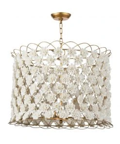 Regina Andrew Alice Porcelain Flower Chandelier All Lighting