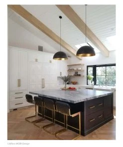 Regina Andrew Sigmund Pendant Small (Black And Gold)