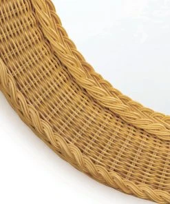 DECOR Regina Andrew Pierre Rattan Mirror