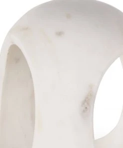 DECOR Regina Andrew Bruno Marble Sculpture Large (White) 11 DECOR Regina Andrew Bruno Marble Sculpture Large (White)