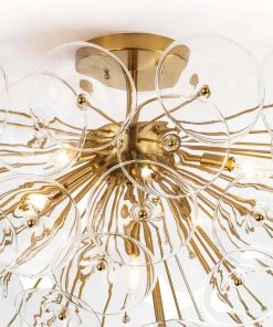 Regina Andrew Poppy Glass Semi Flush Mount (Clear) All Lighting